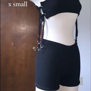 Two piece black short set… xs/small !!!
